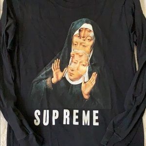 SUPREME nun long sleeve shirt